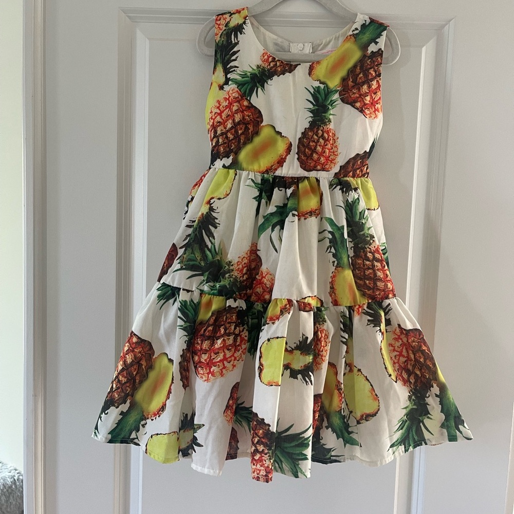 Popatu Girls size Small Pineapple Dress - so cute!